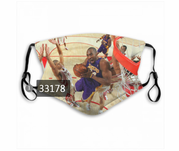 2021 NBA Los Angeles Lakers 24 kobe bryant 33178 Dust mask with filter